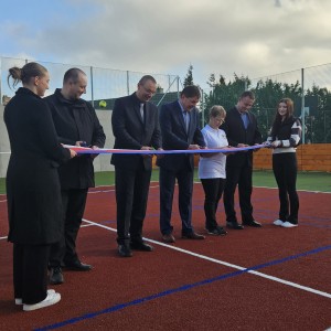 Víceúčelové hřiště - slavnostní otevření 27. 10. 2024